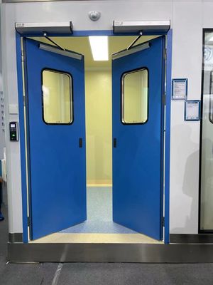 acheter Porte de salle blanche double en acier ignifuge, porte d'urgence d'hôpital Normes GMP online manufacture
