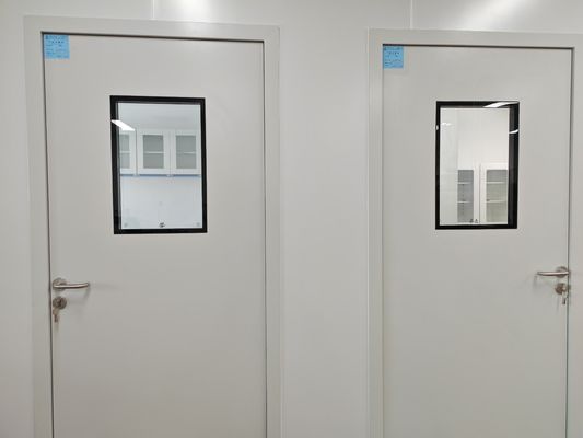 acheter Porte de salle blanche en acier modulaire Porte oscillante hermétique 250 mm épaisseur du mur pour laboratoire online manufacture