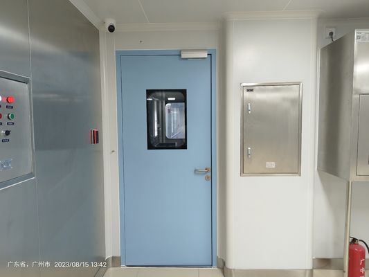 acheter Porte en acier hermétique salle blanche porte oscillante en acier pour laboratoire hospitalier salle blanche online manufacture