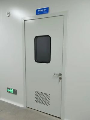 acheter Porte pivotante en salle blanche en acier isolant thermique Porte de sécurité d'hôpital modulaire simple online manufacture