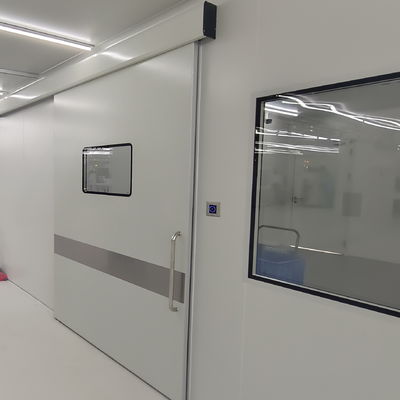 acheter Porte coulissante automatique de salle blanche en acier inoxydable, porte coulissante d' hôpital sur mesure online manufacture