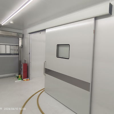 acheter Porte coulissante automatique de salle blanche pharmaceutique GMP avec panneau en acier inoxydable online manufacture