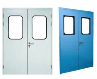 acheter Salle blanche modulaire porte double en fer galvanisé ou en acier inoxydable 304 online manufacture
