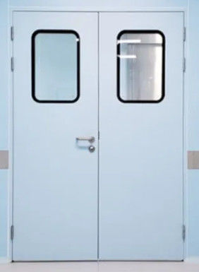 acheter Porte de salle blanche en acier galvanisé peint, porte de salle d' isolement. online manufacture