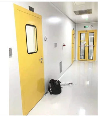 acheter 1.0mm cadre en acier galvanisé salle blanche porte pivotante pour laboratoire d'hôpital atelier online manufacture