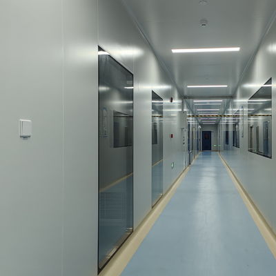 acheter GMP surface lisse salle blanche vitre trempée fenêtre avec cadre en aluminium online manufacture