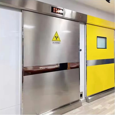 acheter Salle de TC de l' hôpital rayons X Porte enduite en plomb Porte blindée en plomb Porte coulissante automatique online manufacture