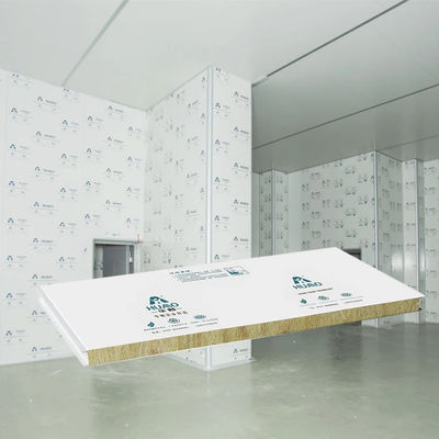 Fabriqué à la machine de laine de roche, panneau sandwich salle blanche, isolation acoustique 950 mm 1150 mm largeur