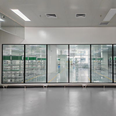 Observation de la purification fenêtre de salle blanche avec surface chimiquement résistante