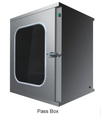 Dimensions personnalisées fenêtre de transfert de salle blanche boîte de passe en acier inoxydable multifonction