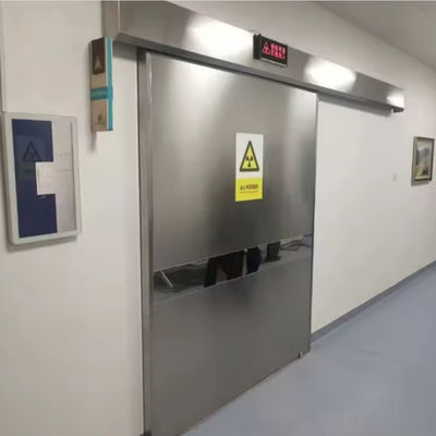 Porte électrique à plomb automatique enroulée Hôpital DR & CT Salle à l'épreuve des rayons X
