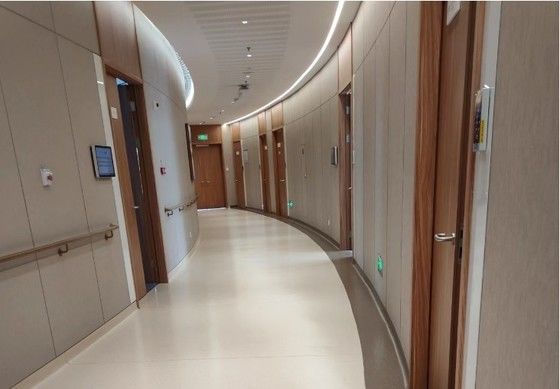 HUAAO PRIX DE FACTORY 2MM VINYL ROLL HOTEL HOSPITAL COMMERCIAL / homogène VINYL ROLLE de plancher en vinyle rouleaux en PVC
