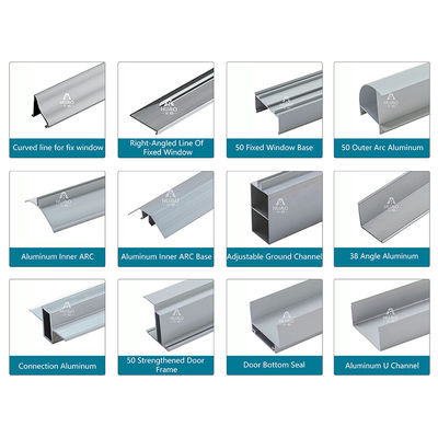 Salle blanche modulaire Profiles en aluminium ignifuges